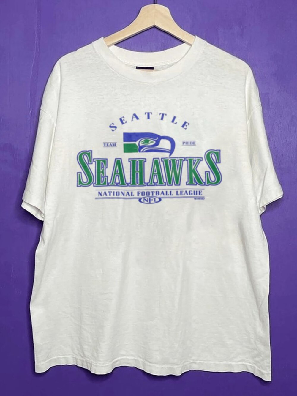 90s Vintage Seattle Seahawks Crewneck Shirt, NFL Seattle Seahawks Football Shirt
